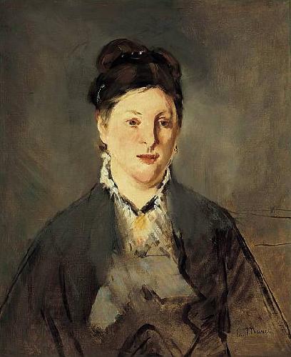 Edouard Manet Full-face Portrait of Manet's Wife China oil painting art